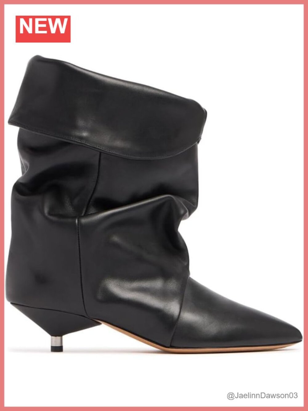 Slouchy Fold Over Ankle Boots Suede Kitten Heel Booties Pull-On